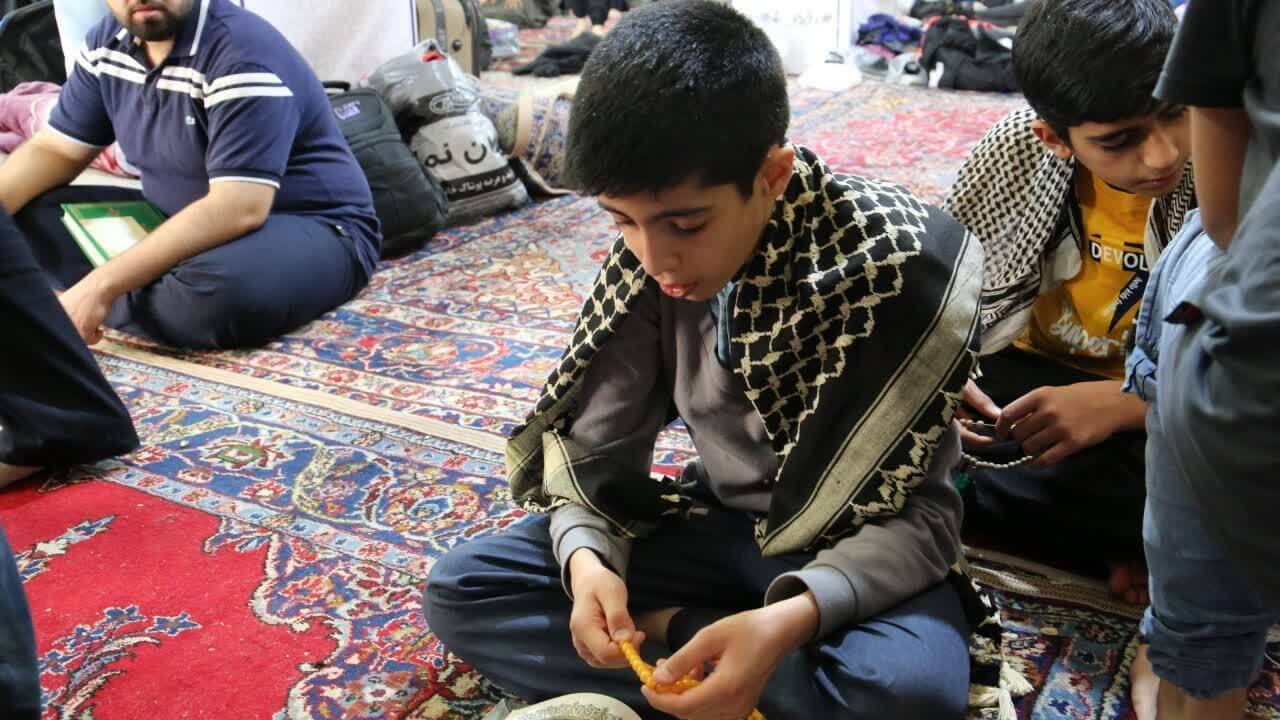 حضور پرشور دانشآموزان در اعتکاف شهرستان بروجن