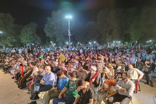 شکوه «امت احمد» در شهرکرد به خونخواهی امام شهید
